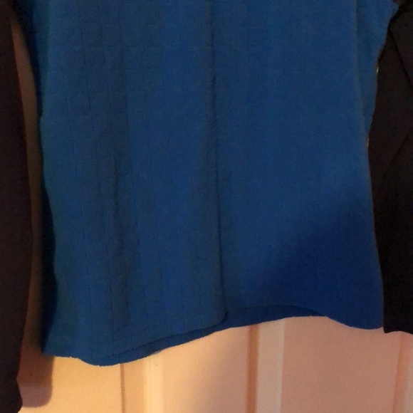 Columbia Dual Blue Shade Quarter Zip Patterned Fleece Pullover Boys Medium 10/12 - Picture 6 of 12